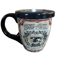 Colador infusor para tazas de té LANG Teatime 2011 con tapa de filtración Lorilynn Simms segunda mano  Embacar hacia Mexico