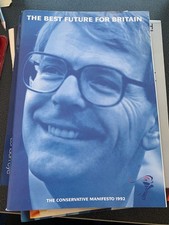 Conservative election manifest for sale  UK