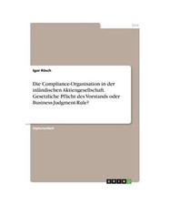Compliance rganisation inländ gebraucht kaufen  Trebbin