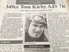 Tom kirby ajs7r for sale  BRIGHTON