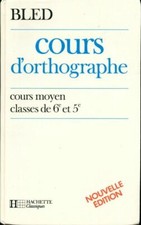 Cours orthographe. cours d'occasion  Hennebont