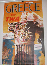 Twa poster greece for sale  Venice