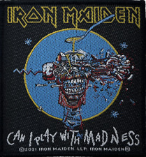 Usado, Iron Maiden Can I Play With Madness adesivo de costura tecido de metal pesado NOVO comprar usado  Enviando para Brazil