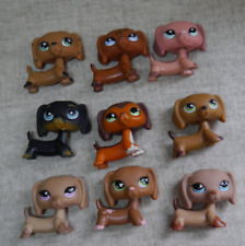 Lote de 3 figuras de animales de Littlest Pet Shop juguetes LPS aleatorios perros dachshund perros segunda mano  Embacar hacia Mexico