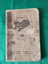 Austin seven handbook for sale  DORKING