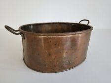 Copper planter oval for sale  UK