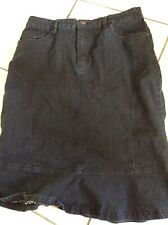 Jupe jeans noire d'occasion  Argenteuil