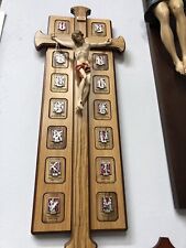 Crocefisso legno resina usato  Catanzaro