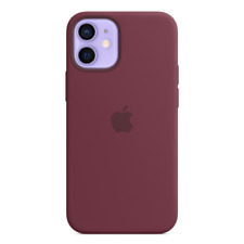 Używany, Oryginalne silikonowe etui Apple iPhone 12 mini śliwka na sprzedaż  PL