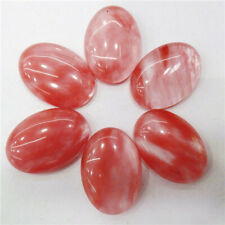 Cabochão oval 10 peças 25x18x6mm quartzo cereja vermelho QQ316 comprar usado  Enviando para Brazil