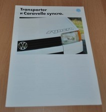 Używany, 1994 Volkswagen T4 Transporter Caravelle Syncro Brochure Prospekt RU na sprzedaż  PL
