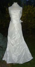 Brautkleid creme schlicht gebraucht kaufen  Hamburg