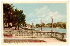Carte postale parc d'occasion  Expédié en Belgium