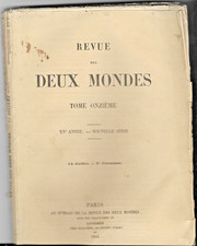 Revue mondes. tome d'occasion  Mamers