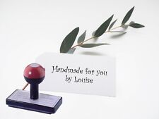 Personalised handmade rubber for sale  UK
