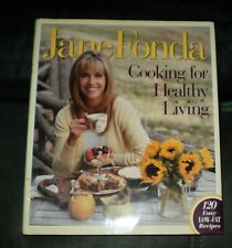 Jane Fonda Cooking for Healthy Living Cookbook Hand Signed HC 1ST EDITION BOOK comprar usado  Enviando para Brazil