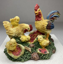 Resin rooster hen for sale  Bernard