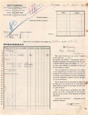 Facture 1912 societe d'occasion  France