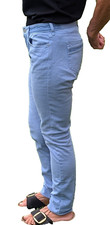 Pantalon jean bleu d'occasion  Boulogne-Billancourt