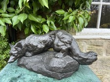 Resin sculpture fox for sale  HARROGATE