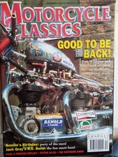 Motorcycle classics magazine for sale  OTLEY