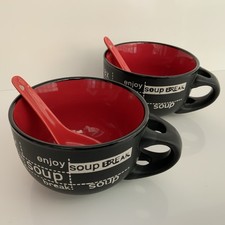 Matching soup bowls for sale  DERBY