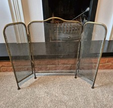 Edwardian brass folding for sale  SHEFFORD