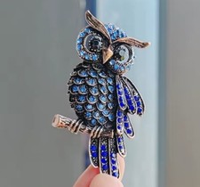 Hübsche eule blau gebraucht kaufen  Marl