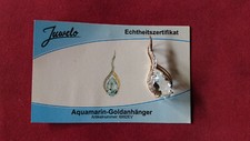 Aquamarin anhänger gold gebraucht kaufen  Siegen