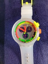 Swatchwatch neon jelly for sale  MANCHESTER
