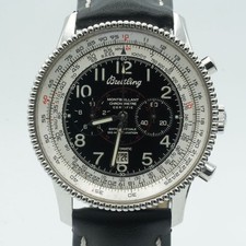 Usado, BREITLING NAVITIMER MONTBRILLANT HERREN UHR AUTOMATIK A35330 44MM STAHL BR533 comprar usado  Enviando para Brazil