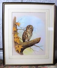 Owl painting picture for sale  RUISLIP