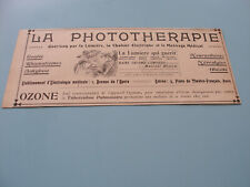 Publicite presse phototherapie d'occasion  Blaye