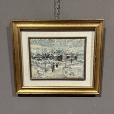 Quadro nevicata dipinto usato  Montecorvino Rovella