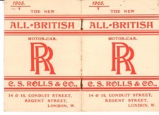 Rolls royce catalogue d'occasion  Expédié en Belgium