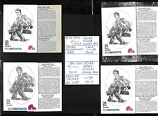 1986-87 DESENHO ARTESANAL CARTÃO TRASEIRO AZUL GROSSO E VIOLONCELO FINO E SINGLES VER LISTA comprar usado  Enviando para Brazil