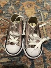 Converse All Star Chuck Taylor glitter rosa infantil tamanho 6 comprar usado  Enviando para Brazil