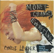 Cyndi lauper money for sale  SWINDON