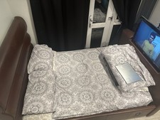 Faux leather bed for sale  ILFORD