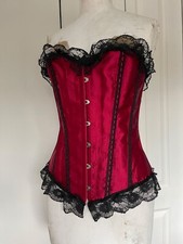 Vintage red satin for sale  BROMSGROVE