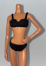 Maiô biquíni preto @BarbieStyle #6 resort de luxo feito para mover roupa de boneca, usado comprar usado  Enviando para Brazil