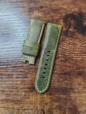 Relógio Panerai 24/22mm OEM pulseira verde militar escura para fivela de implantação  comprar usado  Enviando para Brazil