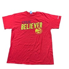 Camiseta masculina Atlanta Hawks True Believer grande logotipo manga pneu Kumho comprar usado  Enviando para Brazil