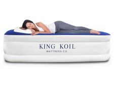 Colchón de aire doble cama de aire con almohada de felpa King Koil de lujo con bomba incorporada segunda mano  Embacar hacia Argentina