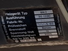Standheizung bn2 eberspächer gebraucht kaufen  Großdubrau
