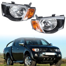 Usado, Par de faróis laterais esquerdo+direito para Mitsubishi Triton L200 MN ML 2006-2009 comprar usado  Enviando para Brazil