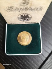 Goldene gedenkmünze hermann gebraucht kaufen  Hamburg