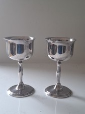 Pair silverplated cavalier for sale  CARRICKFERGUS