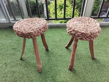 Paire tabourets brutalistes d'occasion  Trélissac