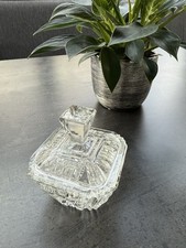 Glasschale deckel wunderschön gebraucht kaufen  Hattersheim
